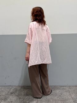 シリーズあり》リネンコットンBOXシャツのコーディネートスナップ