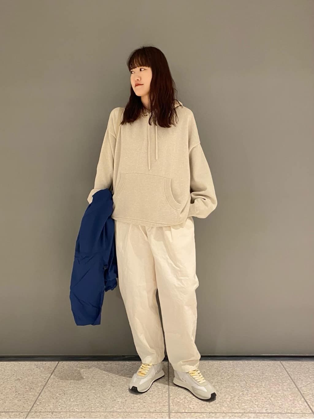 ドビークロス タックイージーパンツのコーディネートスナップ（A.S