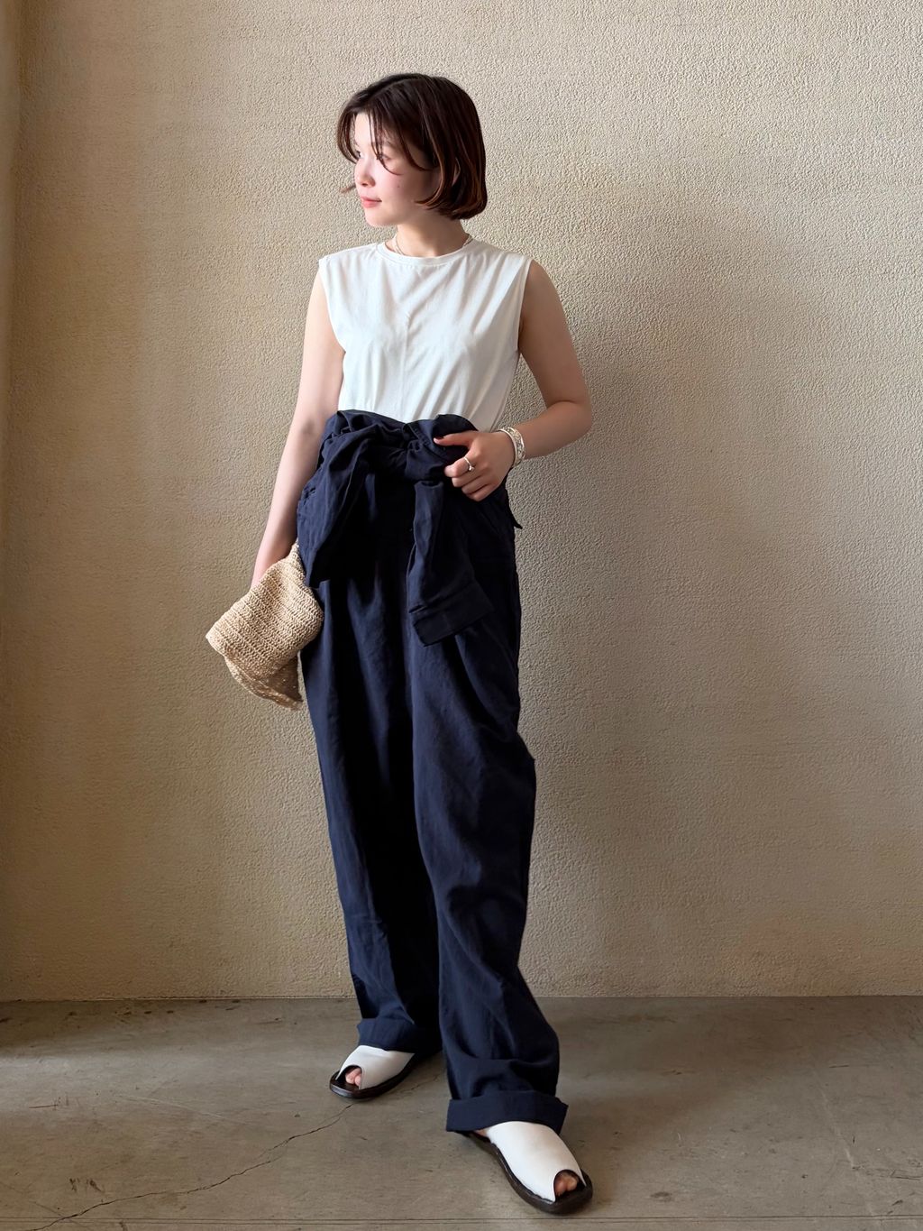 HTS】COTTON LINEN OVERALLSのコーディネートスナップ（A.D）｜journal