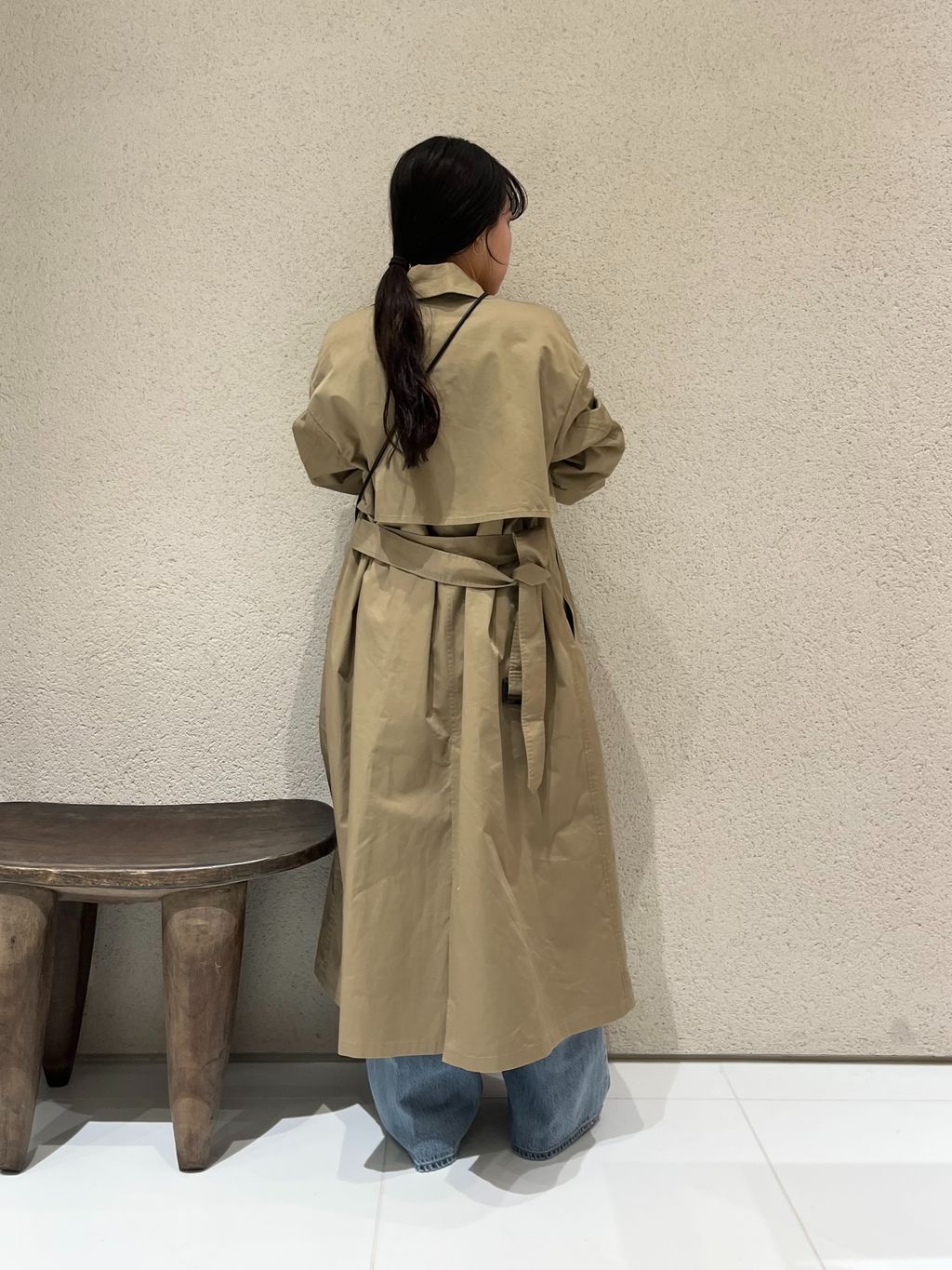 lady trench コートのコーディネートスナップ（akane）｜Plage
