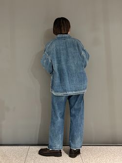 chimala】for luxe DENIM SHIRT JACKET（045）のコーディネート