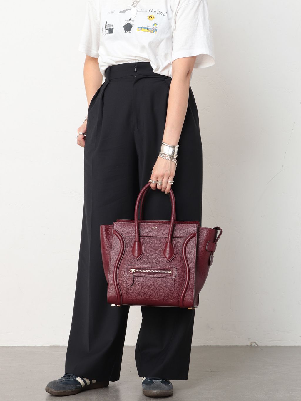 CELINE/セリーヌ】 Luggage miniのコーディネートスナップ（Sayaka