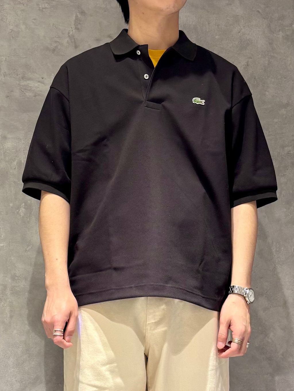 LACOSTE ラコステ RELUME 別注 ボックスシルエット ポロシャツ LACOSTE / ラコステ 別注 ボックスシルエット ポロシャツ｜ジャーナル