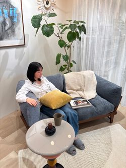 予約》《大型商品》ALVESTA SOFA BLG アルベスタソファ ブルーグレーの