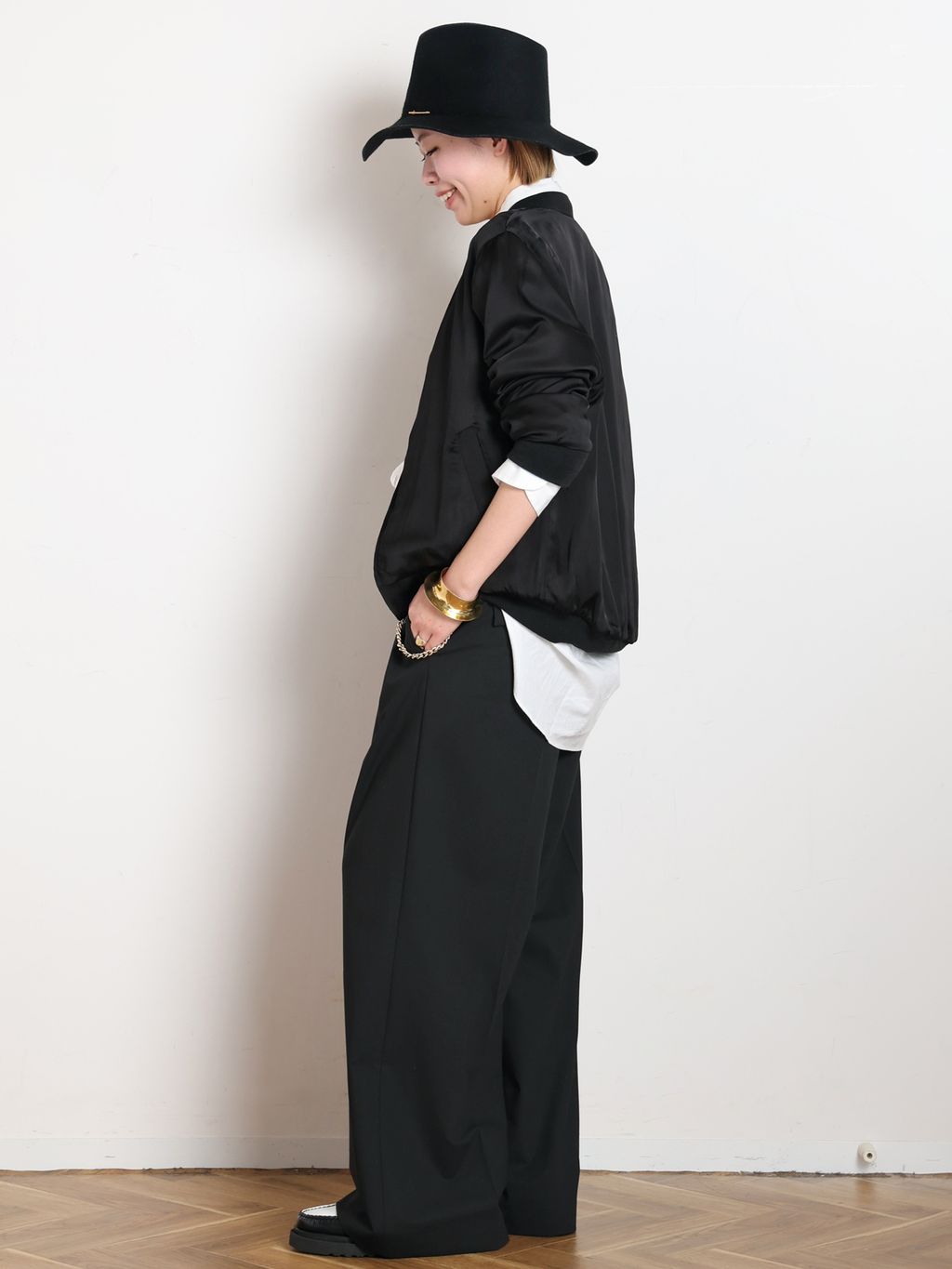 スーベニアジャケットのコーディネートスナップ（MAE）｜AP STUDIO