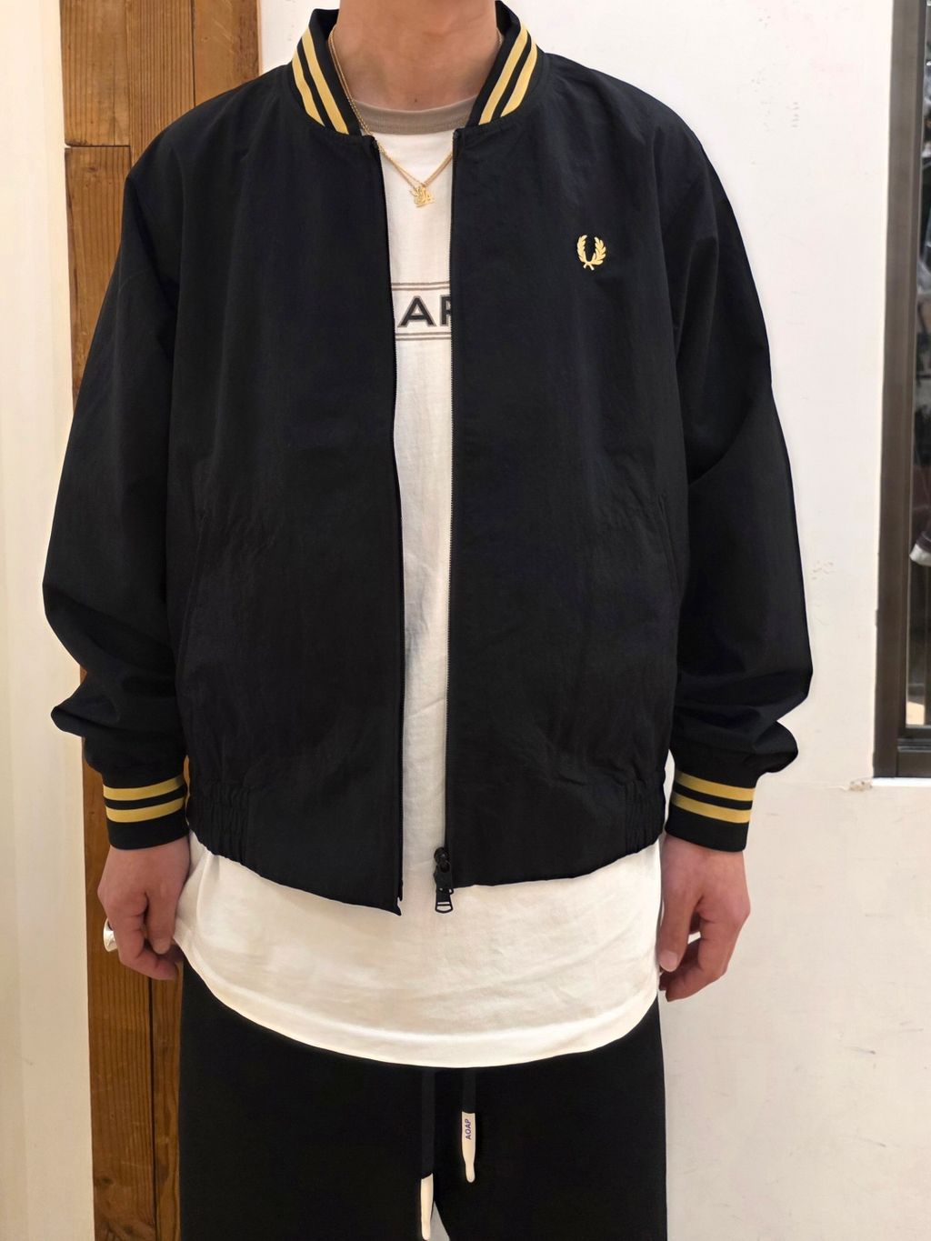 FRED PERRY / フレッドペリー417別注 Tennis Bomberブルゾンの