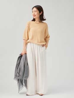 ASAUCE MELER アソースメレ フランダースリネンガーゼストール AM26S