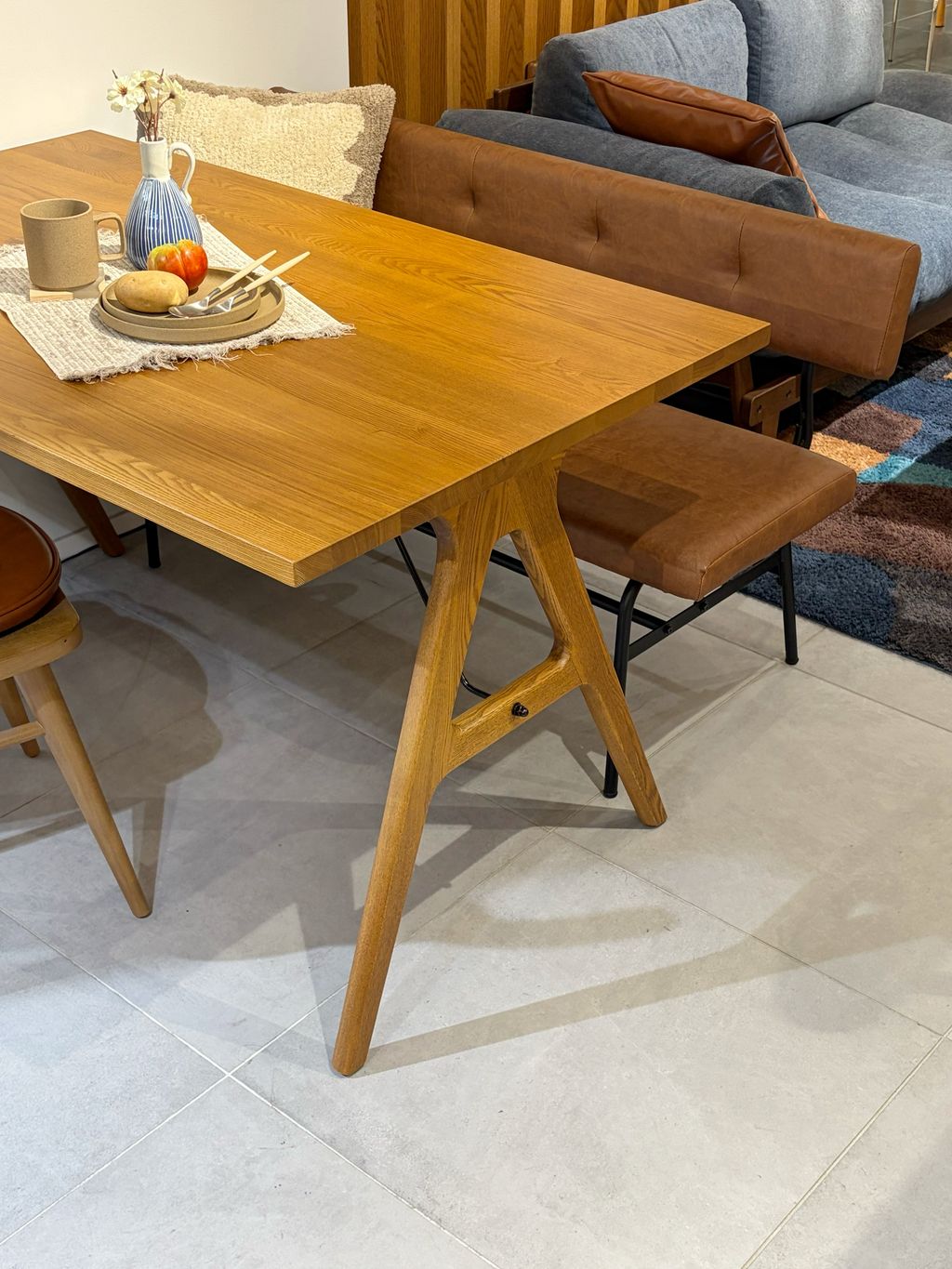 大型商品》DOHNEY TABLE TOP W1300(LB) ドーニーテーブル 天板の