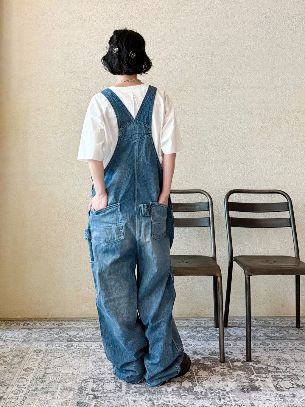 chimala】 8.5OZ W WIDTH DENIM OVERALLのコーディネートスナップ（KS