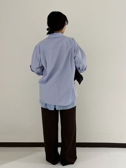 5stripe adjust シャツのコーディネートスナップ（Jun）｜Plage