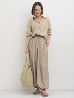 JAMES PERSE/ジェームス パース】 LINEN SHIRTSのコーディネート