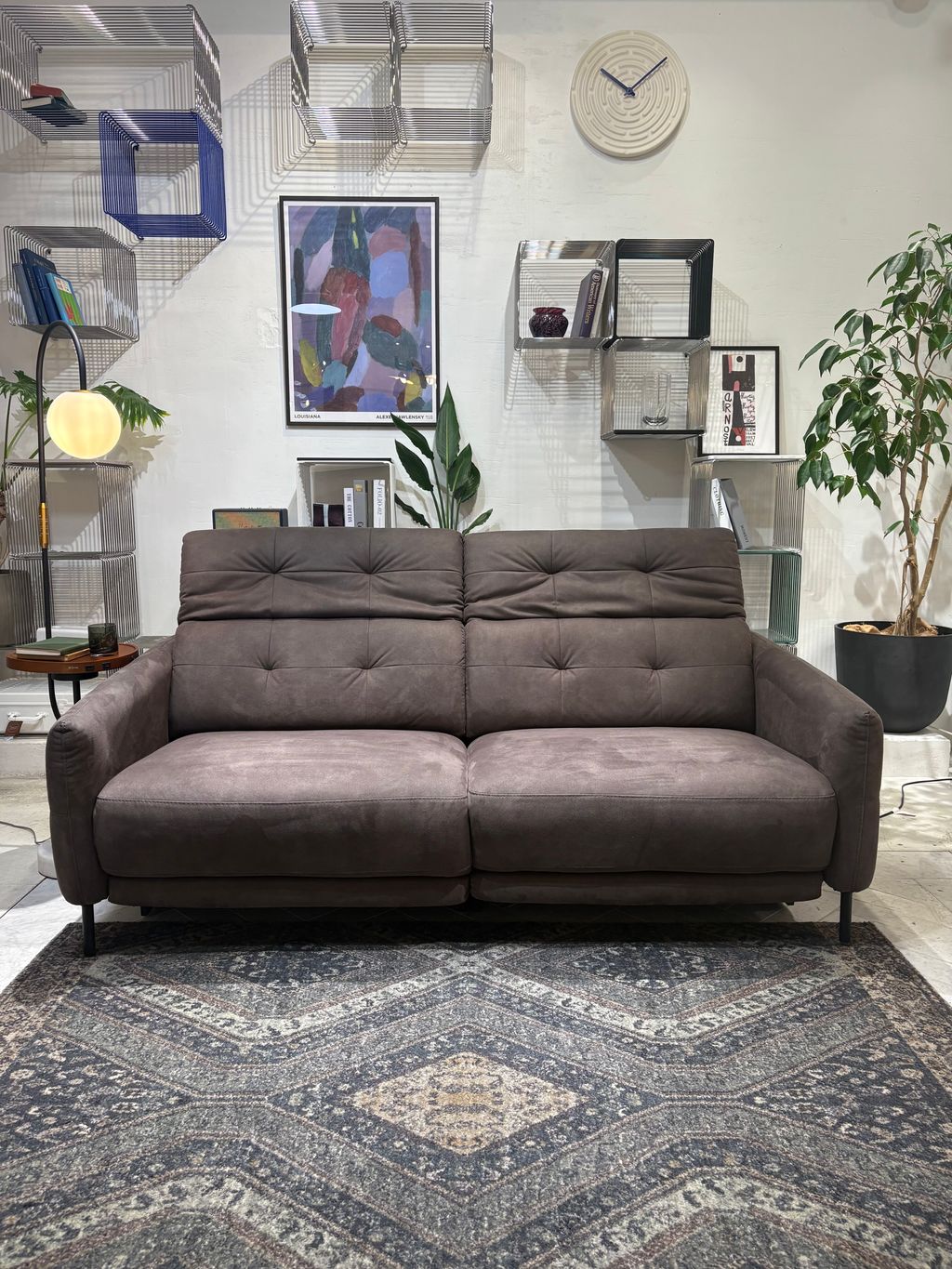 大型商品》SHEFFIELD RECLINING SOFA GREY シェフィールド 電動 ソファ