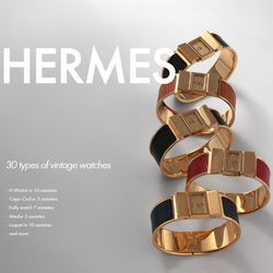 ヴィンテージのエルメス / 90年代を中心に30種以上のデザインが入荷