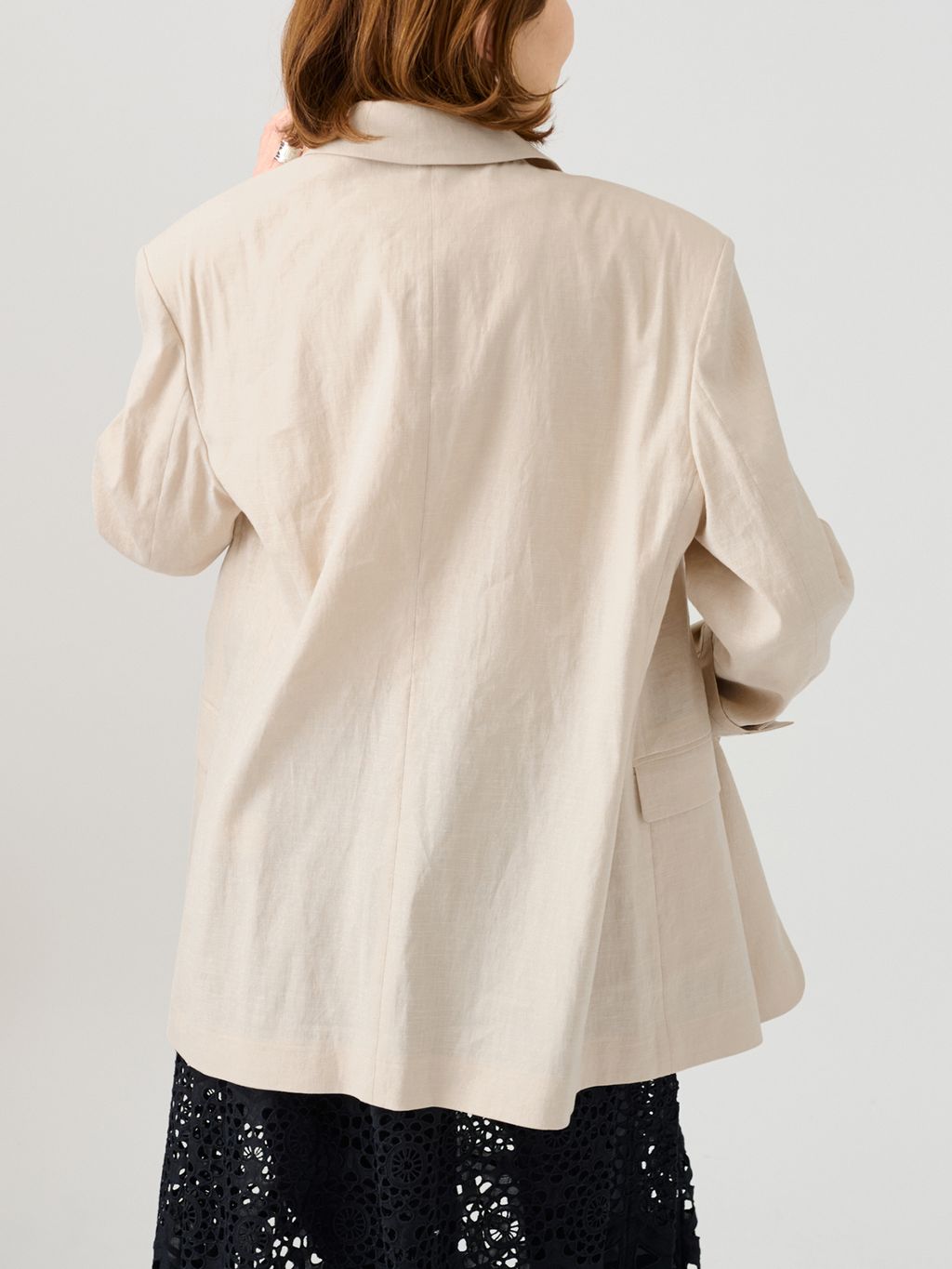 予約》Clean Linen Flex ジャケットのコーディネートスナップ（VERMEIL