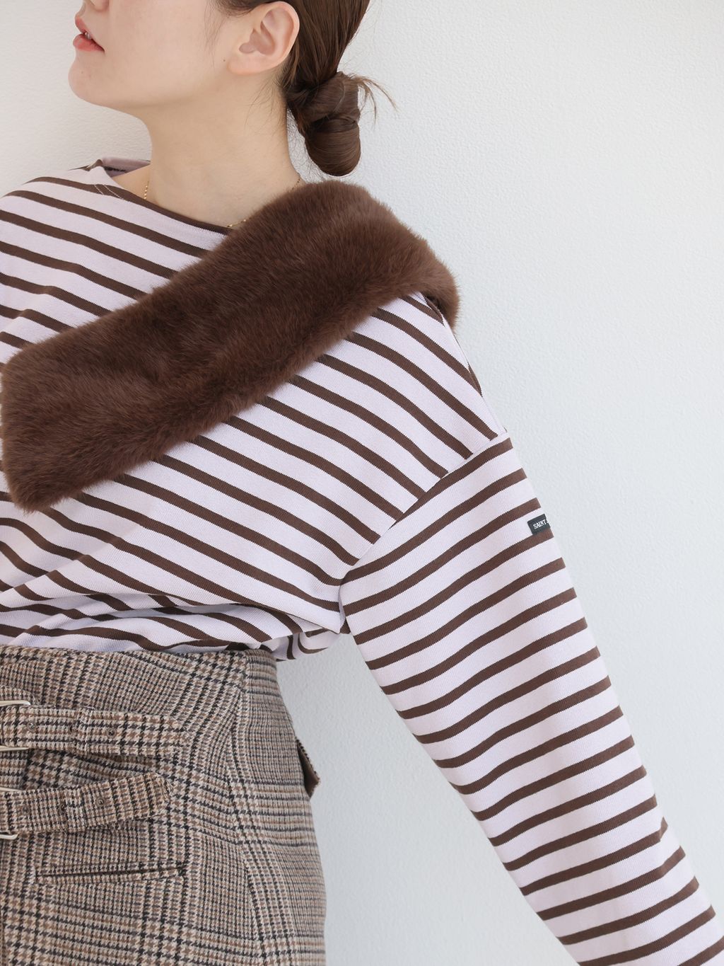 SAINT JAMES/セントジェームス 別注 OUESSANT LOOSE カットソー 20JCの