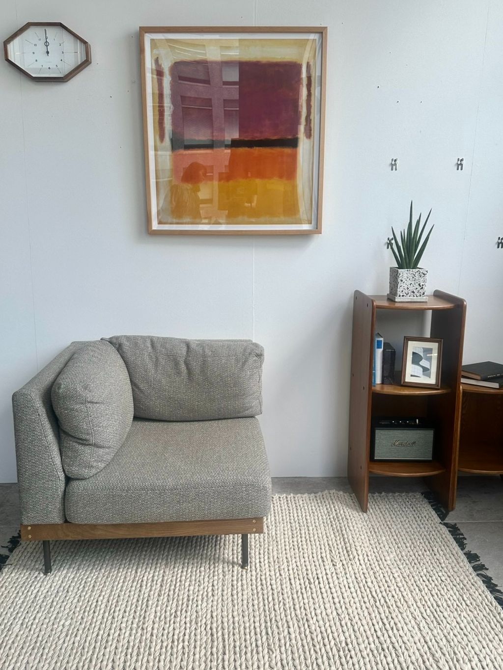 □《大型商品》LILLE CORNER SOFA 2ND 25(GRY) リルコーナーソファの