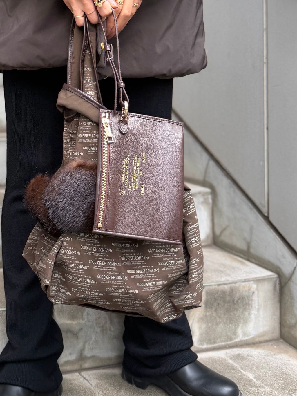 LISIERE 2way Padding Coatのコーディネートスナップ（PR Sasaki）｜L