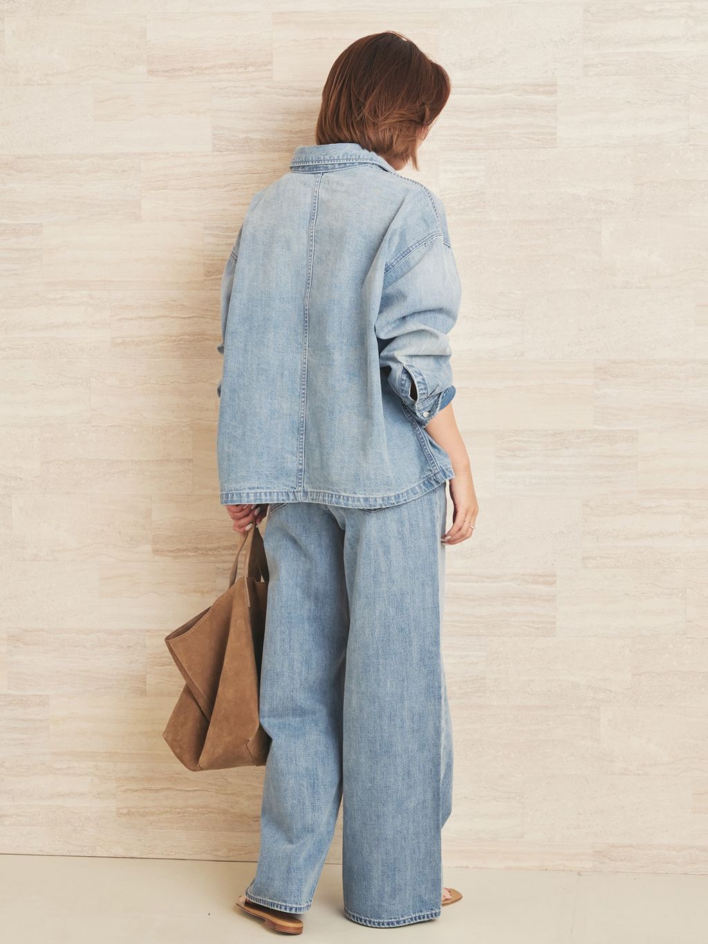 ballon denim シャツのコーディネートスナップ（yuzuki）｜Plage