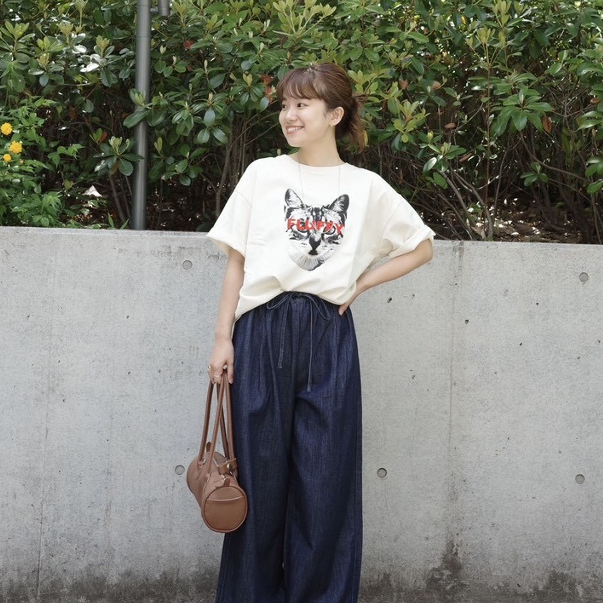 追加 TEE×サスペンダーパンツ2点SET 一部店舗+WEB限定のコーディネート