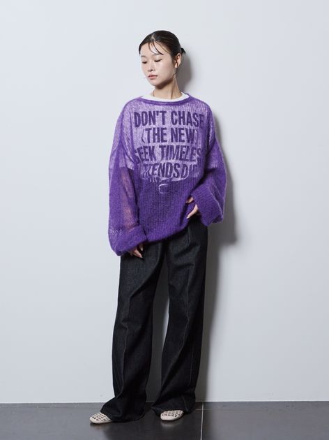 追加3》[THE MOOD]スラブボーダーロングTシャツのコーディネート