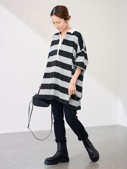 onit/オニット 別注OVERSIZE ボーダーラガーシャツ　フレームワーク onit/オニット 別注OVERSIZE ボーダーラガーシャツ（Tシャツ