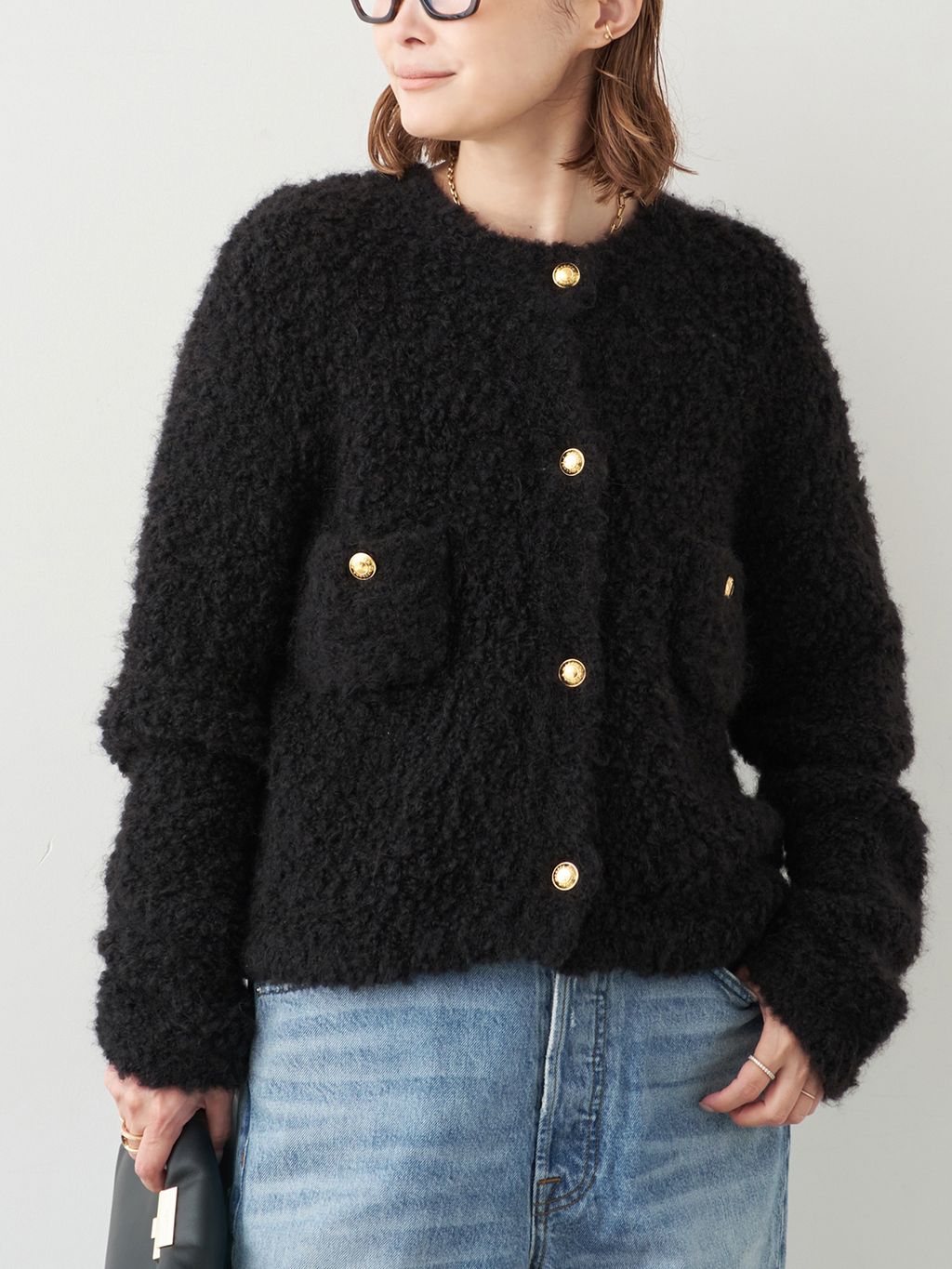 Knit ジャケットのコーディネートスナップ（MIZU）｜Deuxieme Classe