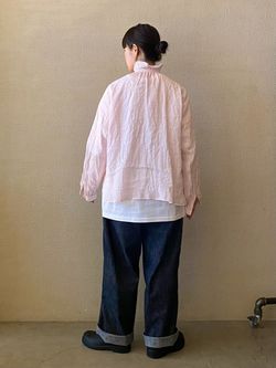 エアリネン フリルブラウスのコーディネートスナップ（A.S）｜journal
