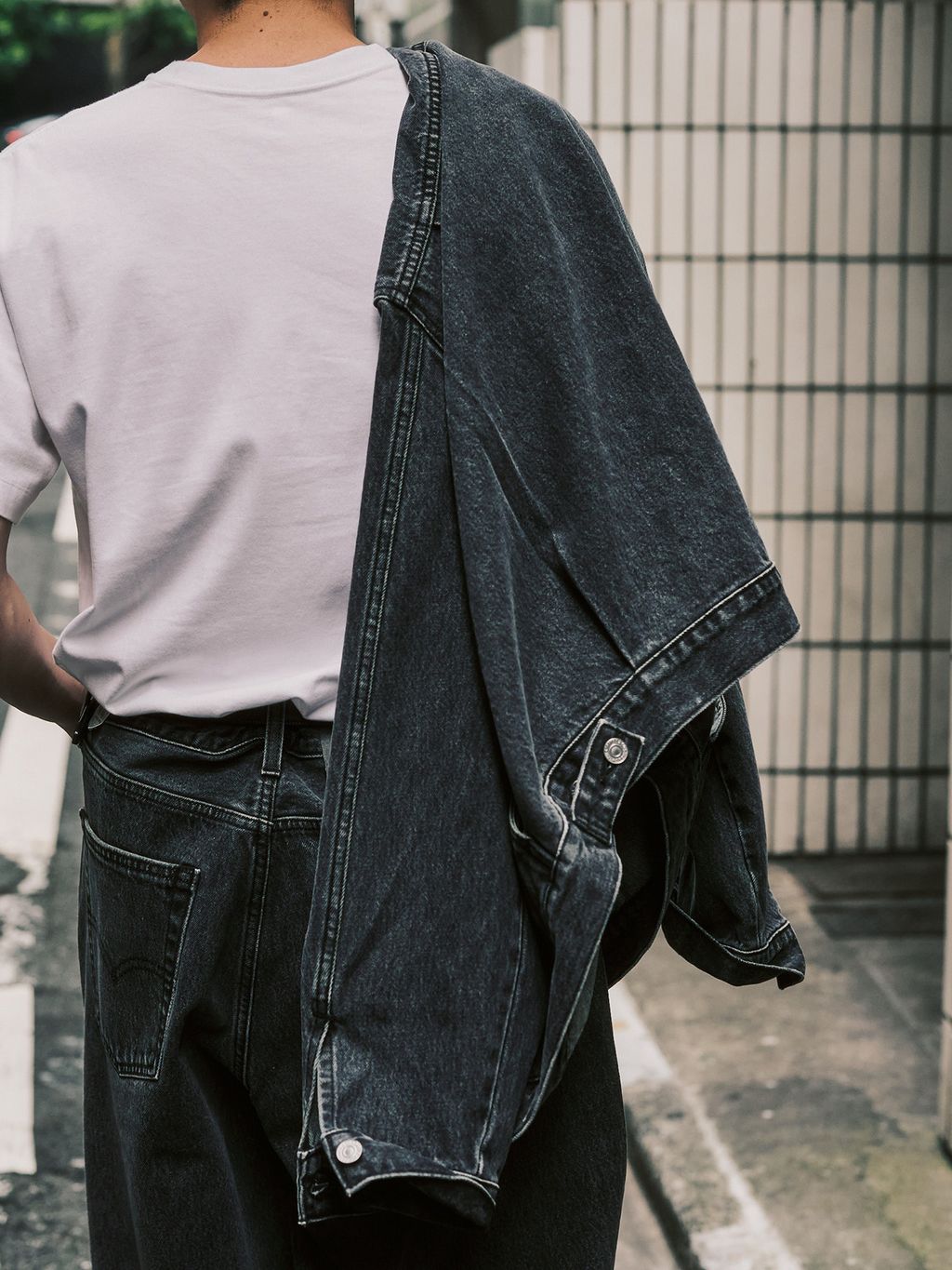 Levi's(リーバイス) 別注 Baggy Wide Leg デニムパンツ（L30）の