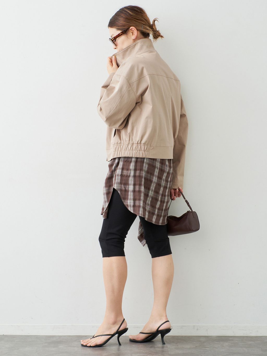 Deveaux Check Wash シャツのコーディネートスナップ（HIRO