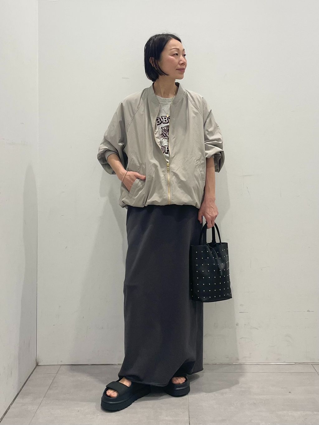 relumeウォッシャブルナイロンダブルジップMA-1 JOURNAL STANDARD relume｜《追加》[手洗い可]ウォッシャブルナイロン