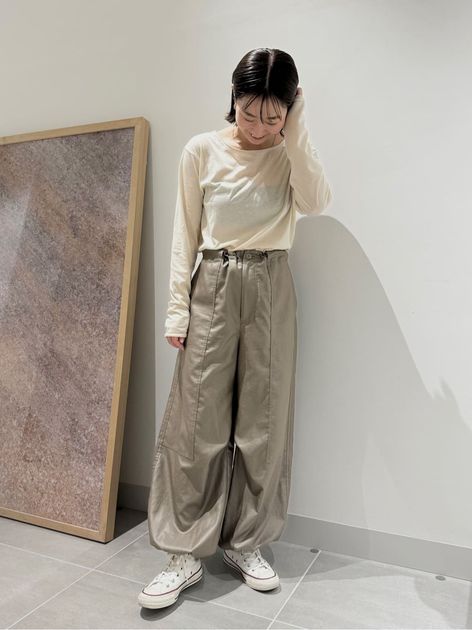 追加》オーガニックコットンヤクウールタートルネックのコーディネート