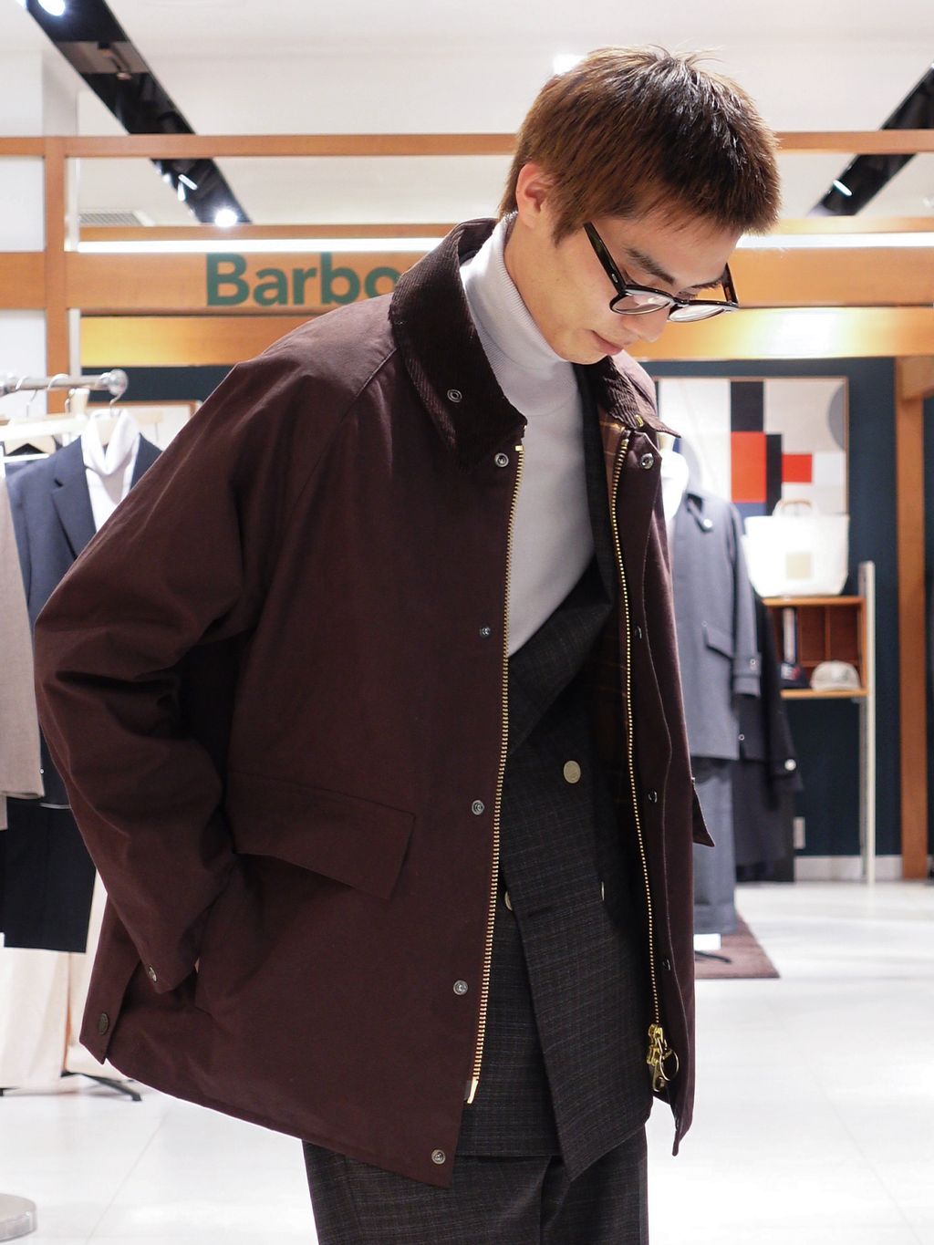 【新品同様❗️】Barbour EDIFICE 別注20周年記念※撮影試着のみ※ 再入荷》Barbour for MARKAWARE & EDIFICE 別注 BEDALE/ビデイルの