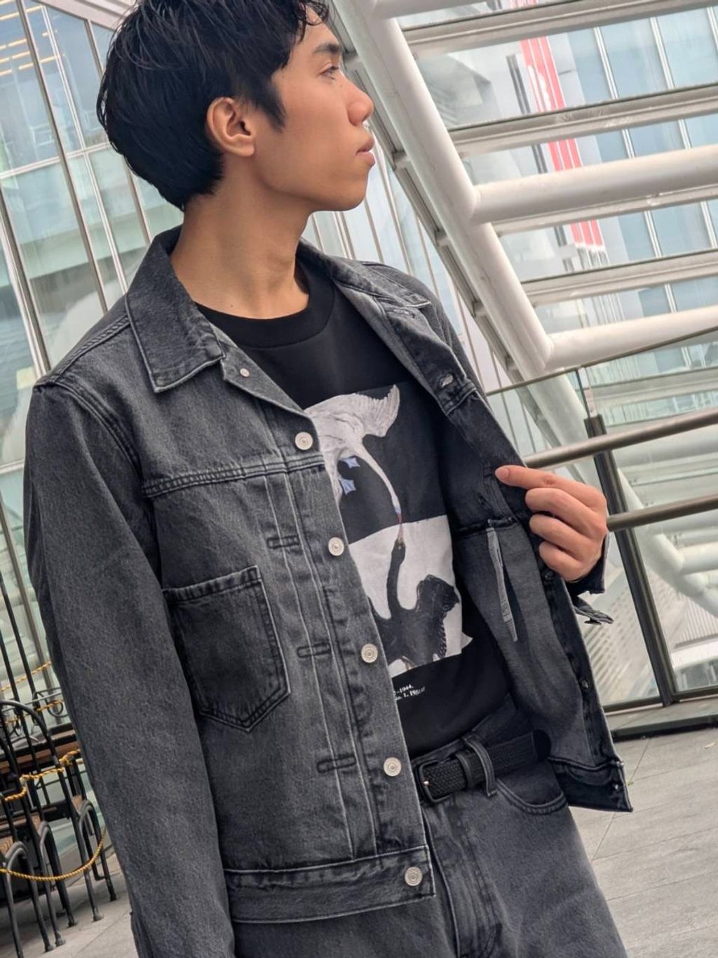 Levi's(リーバイス) 別注 2nd Type トラッカー ジャケット ASH BLACKの