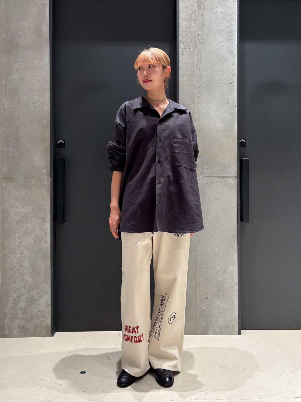 別注【ARMY TWILL/アーミーツイル】Cotton Linen Utility shの