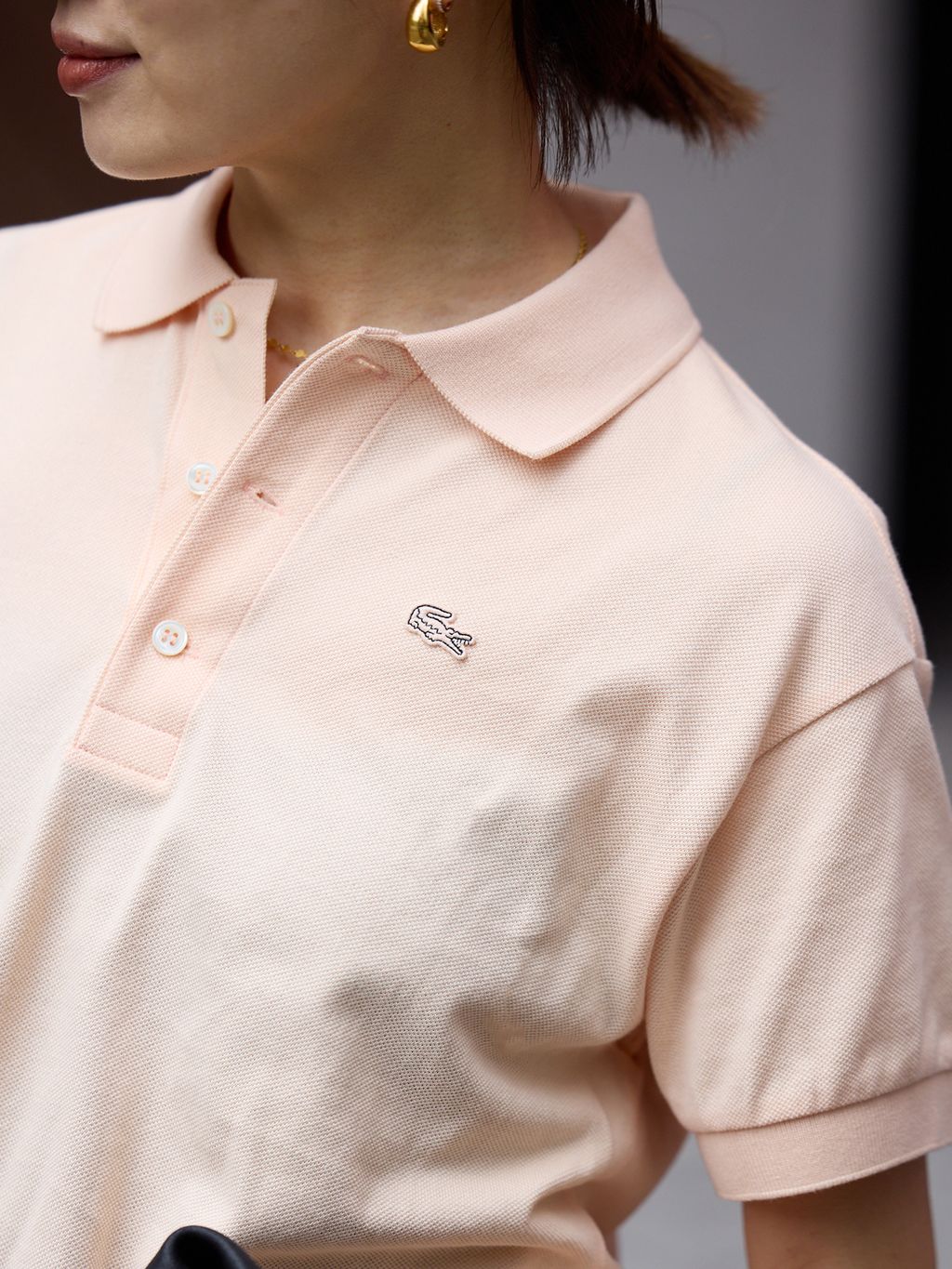 ラコステ/IENA別注ポロシャツ 今年も登場！【LACOSTE×IENA 別注ポロシャツ】スタッフスタイリング トップス