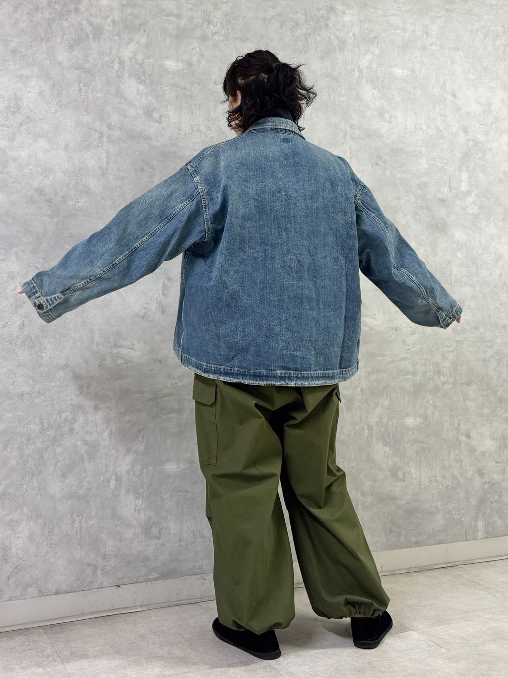 予約》【chimala】for luxe DENIM SHIRT JACKET（045）の