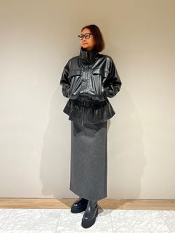 TAKASHI IKEDA x VERMEIL ブルゾンのコーディネートスナップ（nabechan