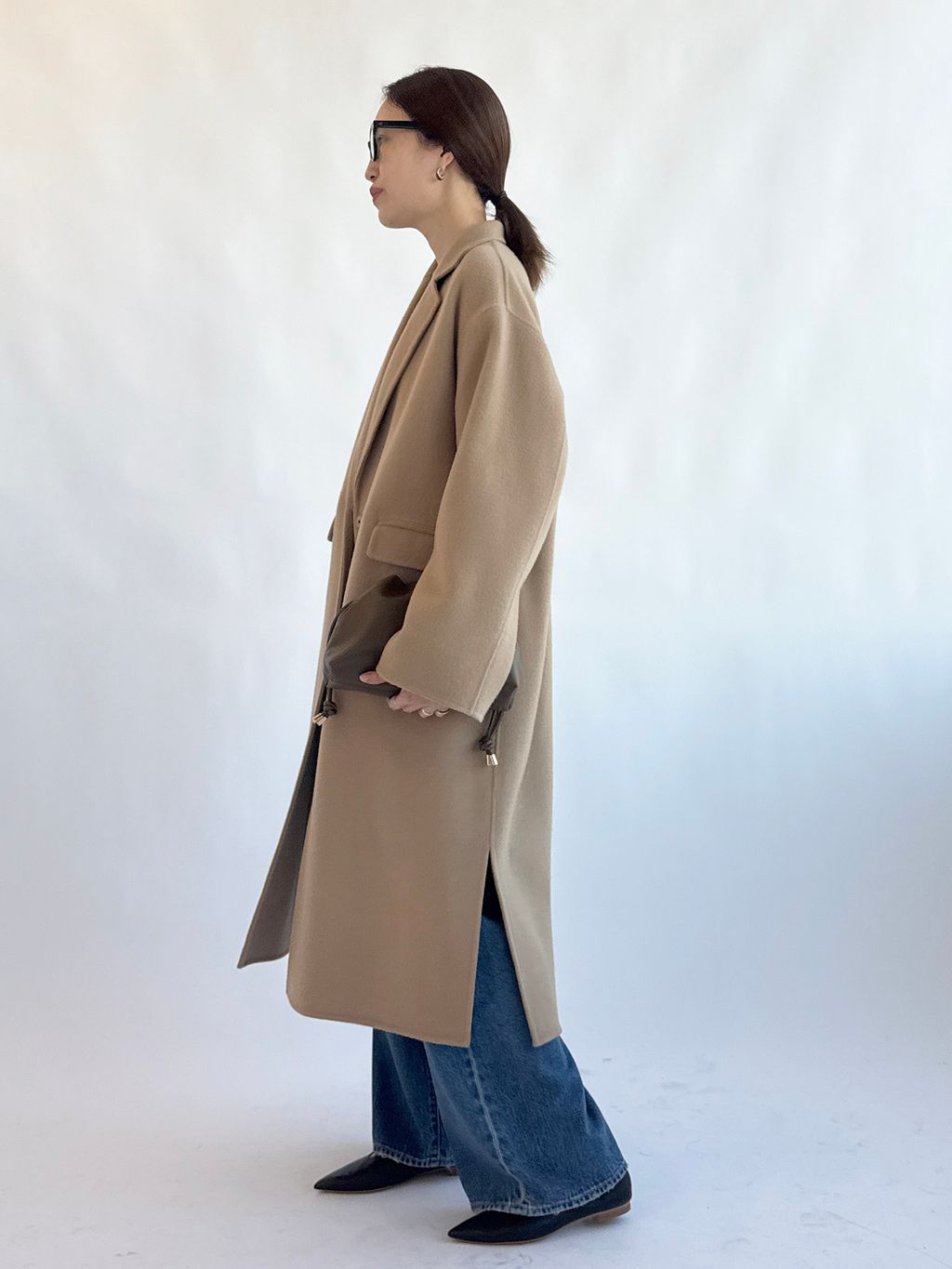 シリーズあり/追加予約》souple woolダブルフェイスチェスターコートの