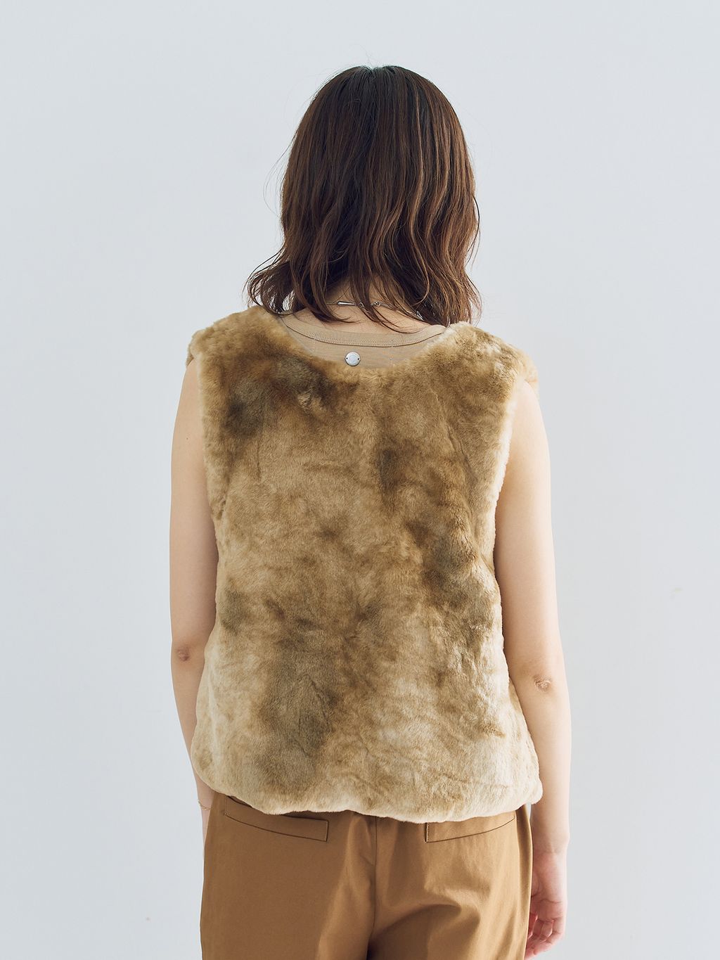予約》FUR VEST / ファーベストのコーディネートスナップ（sakura