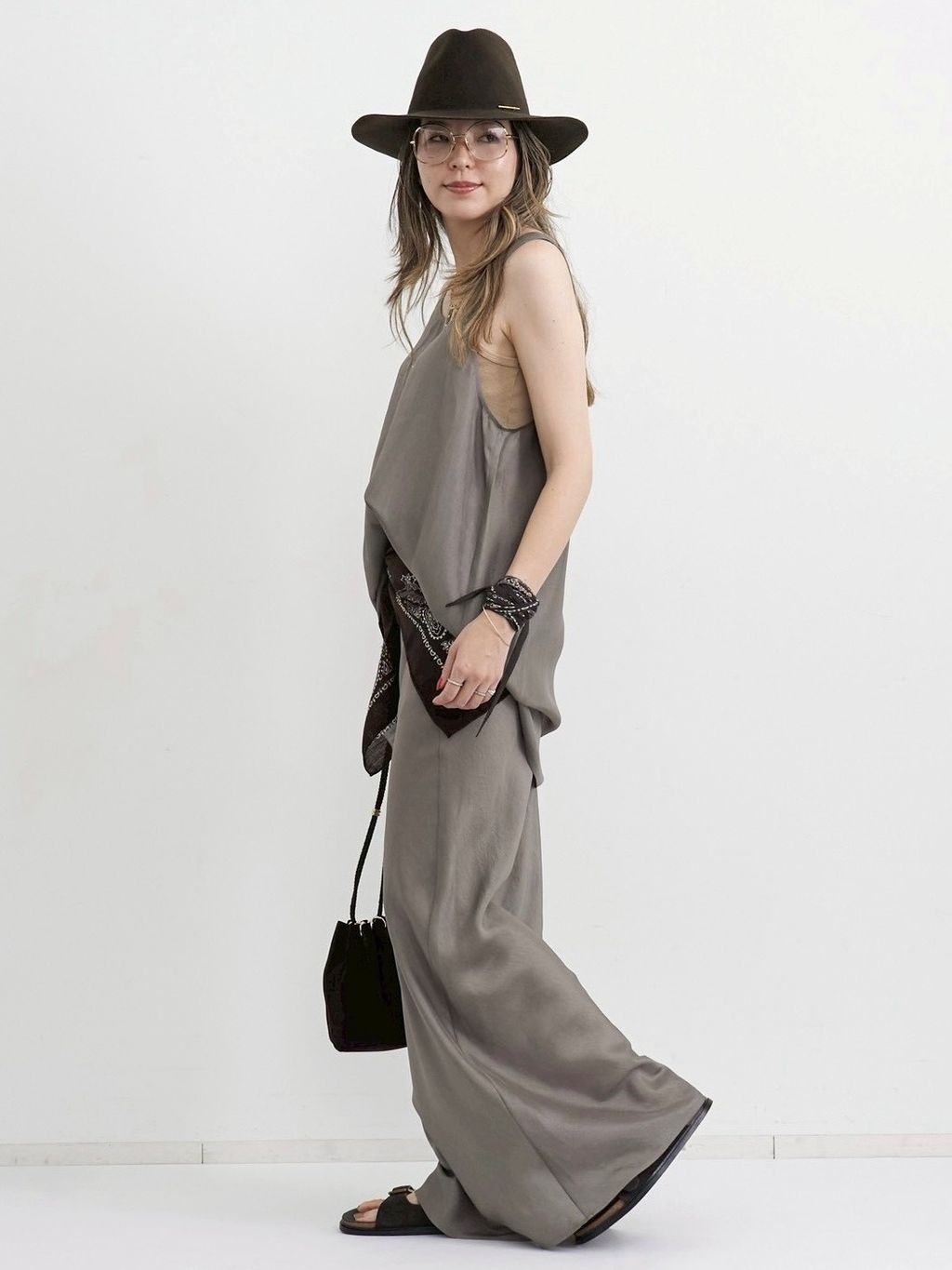 TWILL VINTAGE TANK TOPのコーディネートスナップ（BUYER.N）｜L