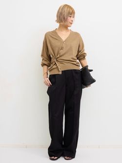 トップス L'Appartement Oversize Linen Cardigan LINEN OVERSIZED 2WAY CARDIGAN（カーディガン）｜L'Appartement