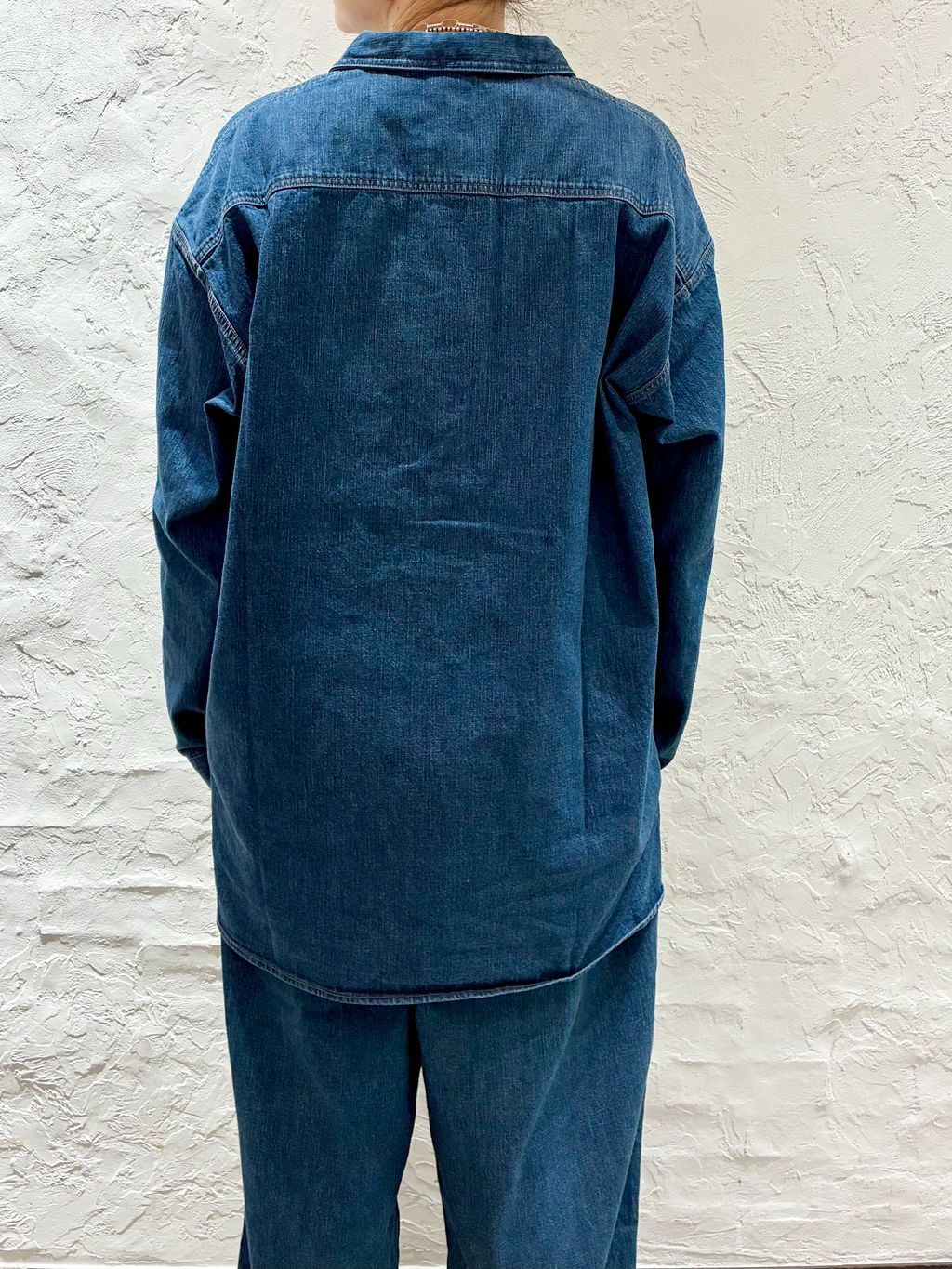 chimala】 US NAVY DENIM TROUSERSのコーディネートスナップ（H.M
