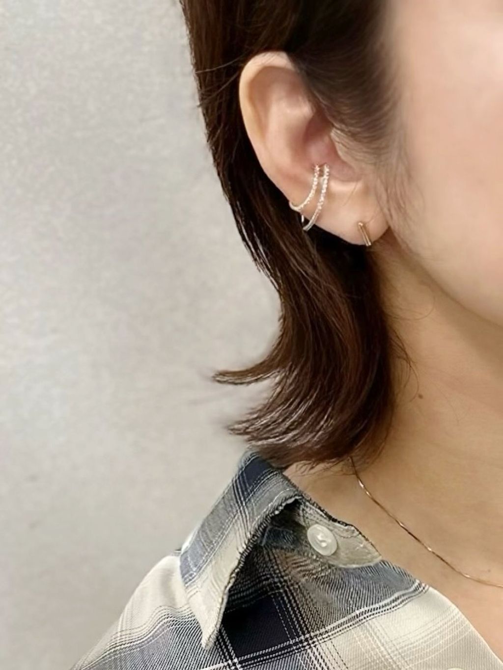パイプラインピアス K18（両耳）のコーディネートスナップ（saku