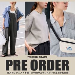 PREORDER】再入荷リクエスト多数！JOHNBULLサロペットが追加予約開始