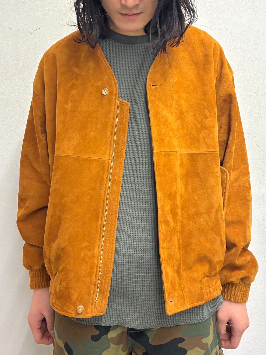 J.S.Homestead / ゴート レザー スエード ジャケットのコーディネート