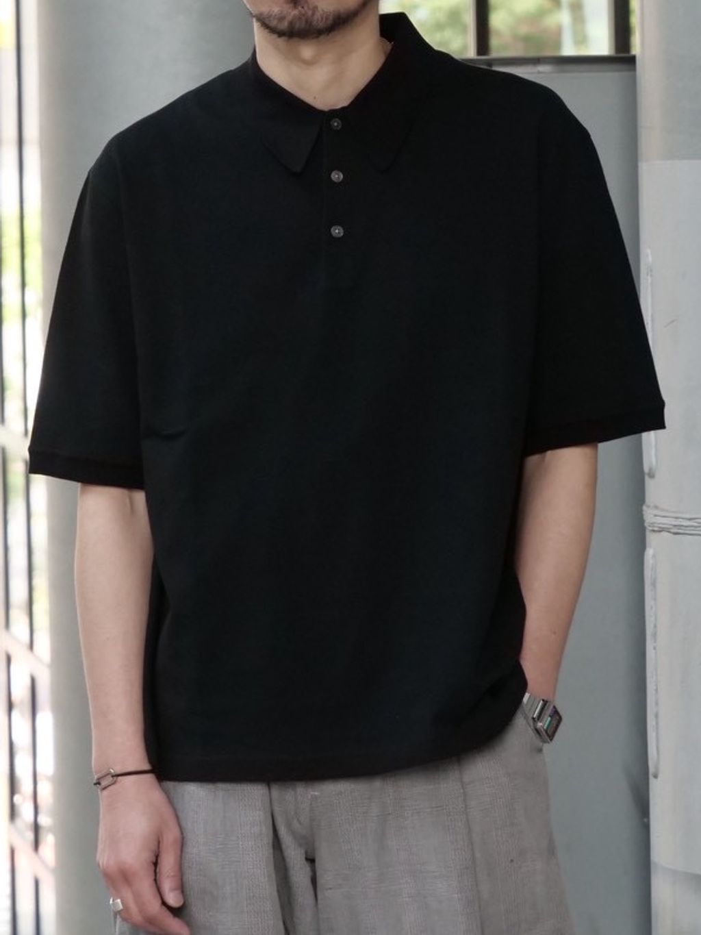 LE / エルイー】SEED STITCH：ポロシャツのコーディネートスナップ