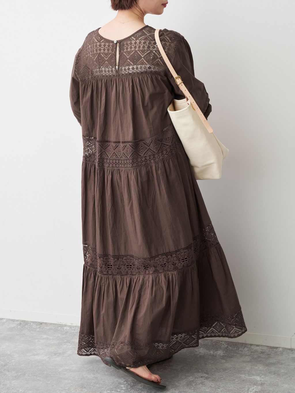 新色有り / 追加予約》HYUレースギャザーワンピースのコーディネート