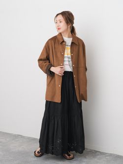 spick＆spanフェイクスエードオープンカラージャケット36サイズ 追加》フェイクスエードオープンカラージャケット（その他ブルゾン