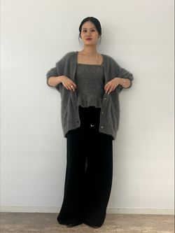 IENA LA BOUCLE ファーニットキャミソールのコーディネートスナップ