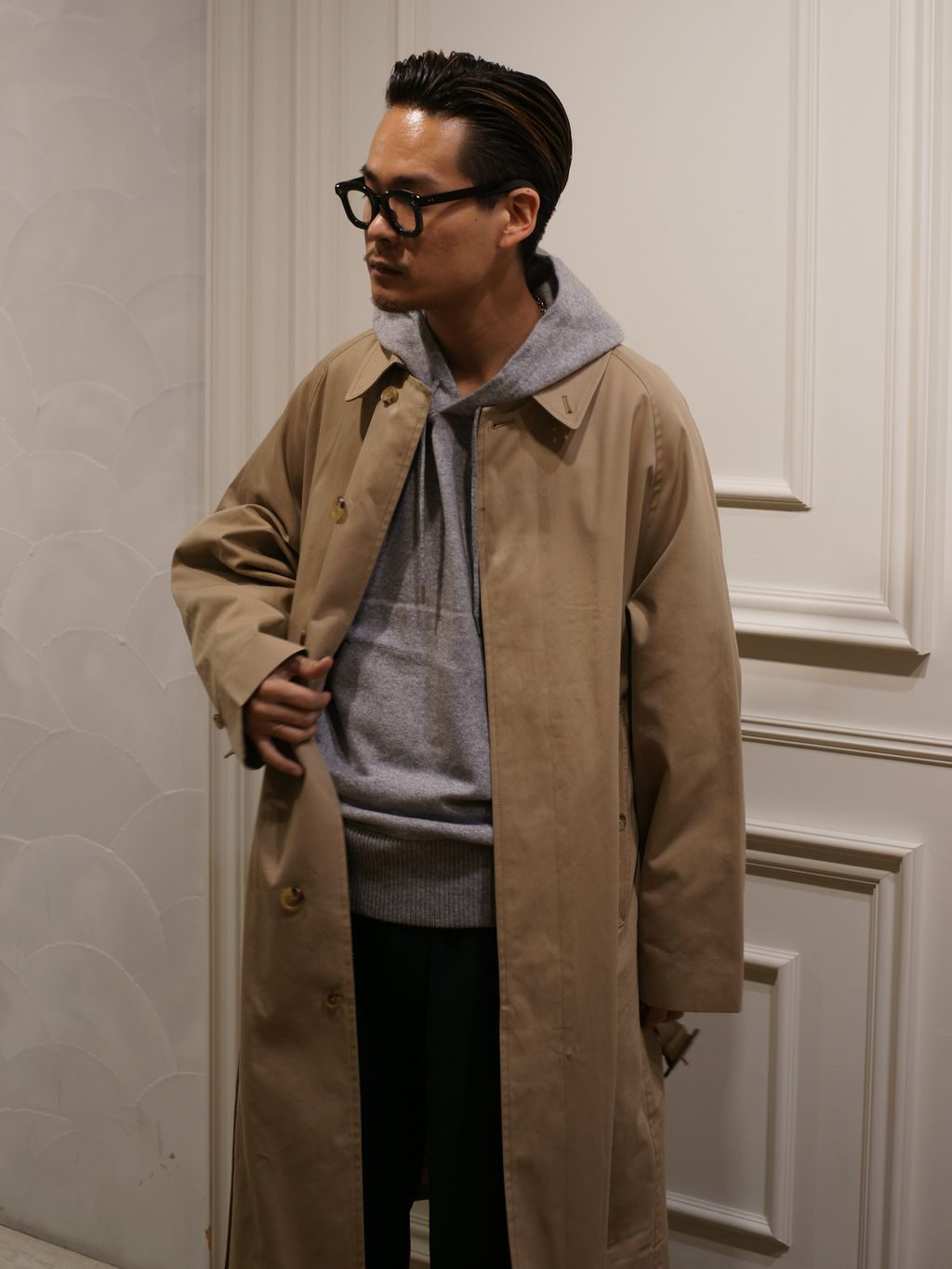 エディフィス（EDIFICE）/【L`etiquette × EDIFICE】ライダーコート L`etiquette × EDIFICE】ライダーコートのコーディネートスナップ（ZeN